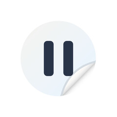Pause - Sticker