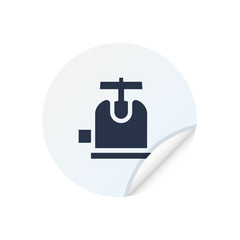 Tripod Head - Sticker