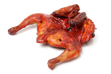 background, baked, barbecue, bbq, bird, brown, calorie, chicken, cooked, cuisine, delicious, dinner, eat, fat, food, fresh, fried, golden, grill, grilled, healthy, hen, hot, isolated, jhy, lunch, meal