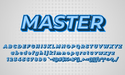 Modern editable text style effect. Editable font style. Vector Illustration