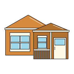 Isolated city shop building icon