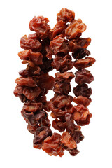 Dried pears on a white background 