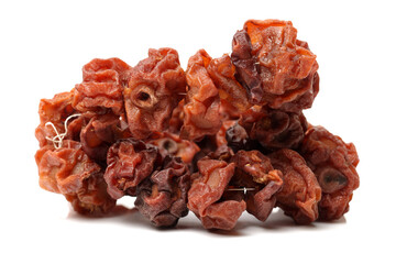 Dried pears on a white background 