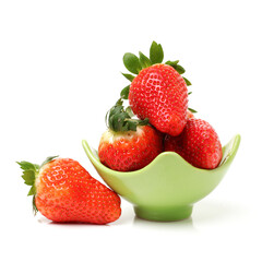 strawberry isolated over white background