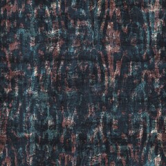 Seamless blue pink cream and navy surface pattern. High quality illustration. Overlaid and multiplied distressed and grungy worn abstract design for print. Detailed artistic repeat tile swatch.