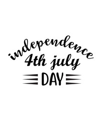 independence day 4th of july svg design 