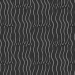 Abstract background pattern with gray lines on black background, wallpaper. Seamless pattern, texture