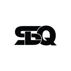 SLQ letter monogram logo design vector
