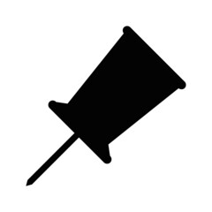 A pin  is a device used to hold paper to the wall together.