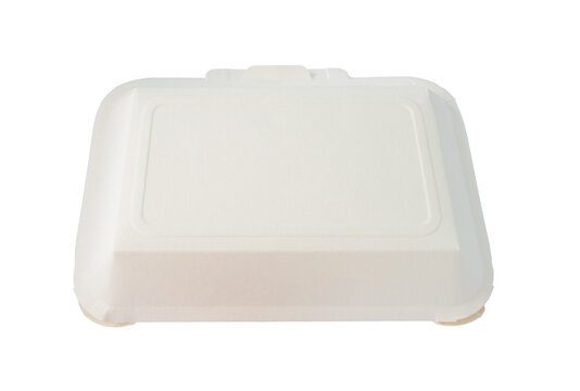 A foam box isolated on white background