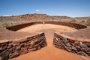 The ballcourt at Wupatki National Monument in Arizona