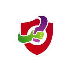 Shield Deal logo vector template, Creative Deal logo design concepts