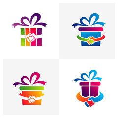 Set of Gift Deal logo vector template, Creative Deal logo design concepts