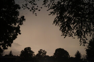 stormy night sky