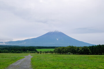 キャンプ場からの富士山