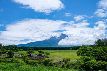 キャンプ場からの富士山