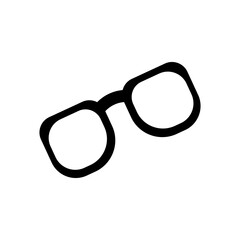 spectacles icon, father's day symbol. Editable stroke. simple illustration. Design template vector