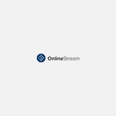 connection stream online logo abstract
