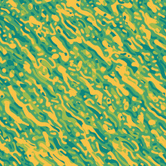 green water turing style seamless vector pattern