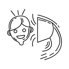 Playground kids tube voice ,playing,children,kindergarten. hand drawn icon set, outline black, doodle icon, vector icon