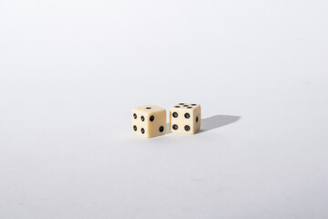 pair of white dice