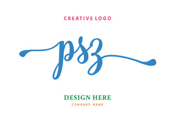 PSZ lettering logo is simple, easy to understand and authoritative