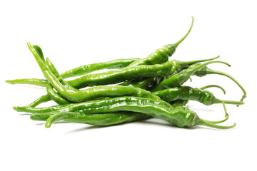 peppers on a white background