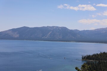 A View of Lake Tahoe From Above