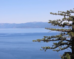A View of Lake Tahoe From Above