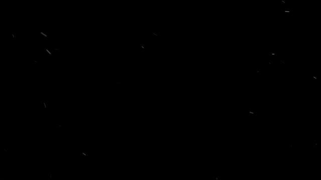 Falling Snow Particles. Just Select Screen Mode Over Your Work.