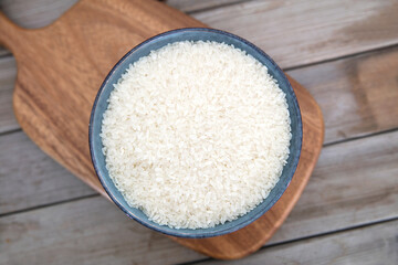 A bowl of fresh rice