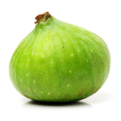 Ripe figs on a white background