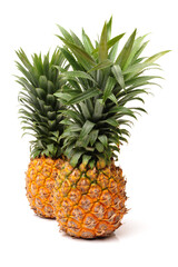Pineapple on white background 