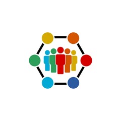 Team Skills icon isolated on white background