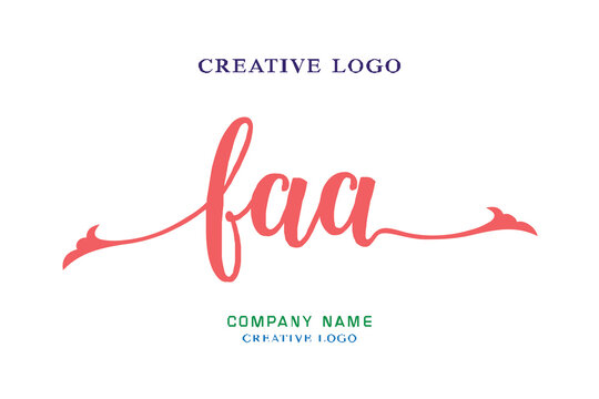 FAA lettering logo is simple, easy to understand and authoritative