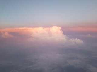 clouds taken from the sky