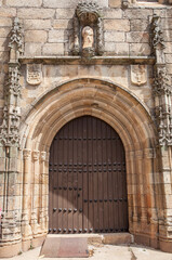 Fototapeta premium Acebo, beautiful little town in Sierra de Gata, Extremadura, Spain