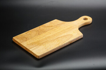 Wooden board for kitchen isolated