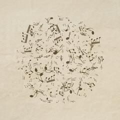 Old musical background.