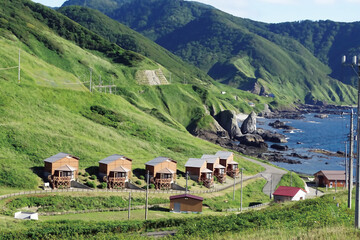 津軽半島龍飛崎バンガロー