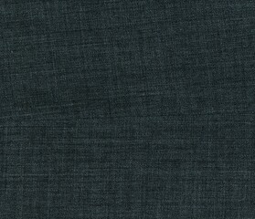Fototapeta na wymiar dark grey polyester and wool fabric texture background