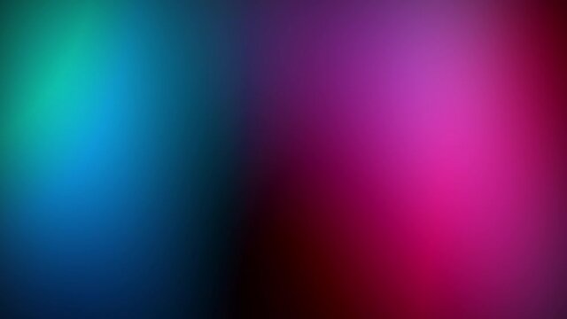 Abstract loop multicolored leak shine animation background for overlay. 4K seamless loop beautiful light leak reflection on black background with colorful blue pink purple tones. Lightleak collection.