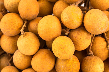 Longan fruits background 