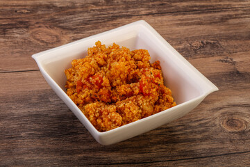 Couscos with tomato and chicken