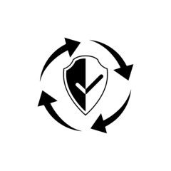 Security icon isolated on white background