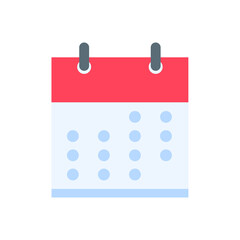 Calendar icon. A red calendar for reminders of appointments and important festivals in the year.