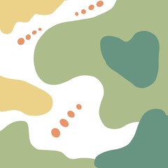 bright green-yellow background with spots