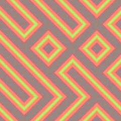 Abstract Geometric Pattern generative computational art illustration