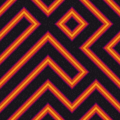 Abstract Geometric Pattern generative computational art illustration