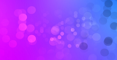 purple abstract bokeh on blue background